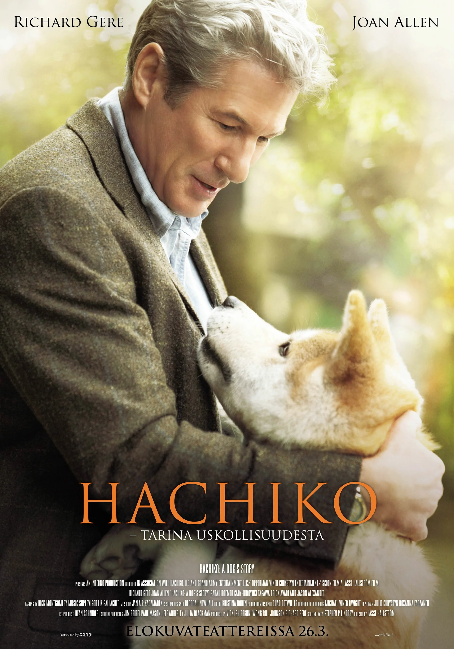 Смотреть Хатико: Самый верный друг / Hachi: A Dog's Tale (2008) онлайн