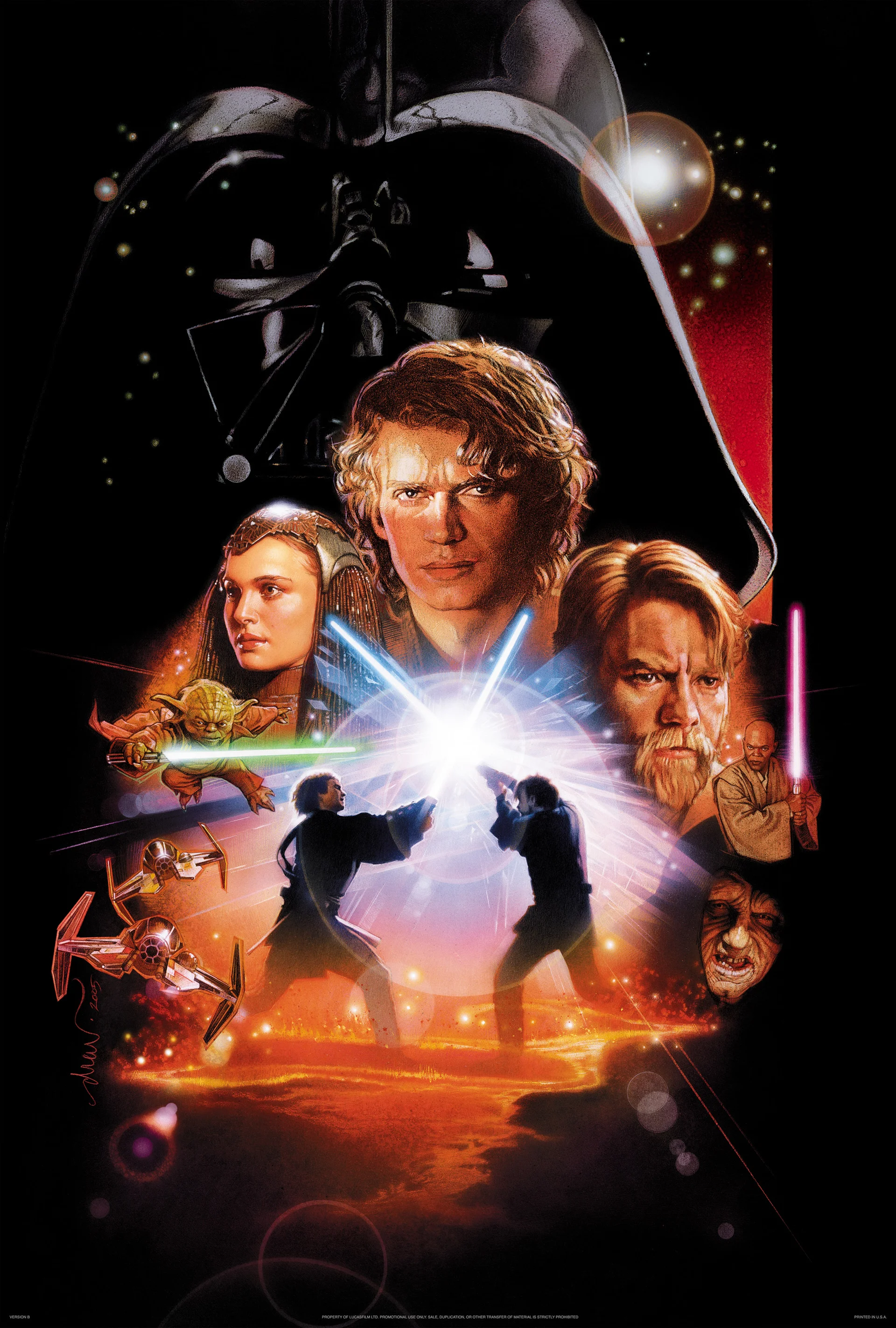 Смотреть Звёздные войны: Эпизод 3 — Месть ситхов / Star Wars: Episode III - Revenge of the Sith (2005) онлайн
