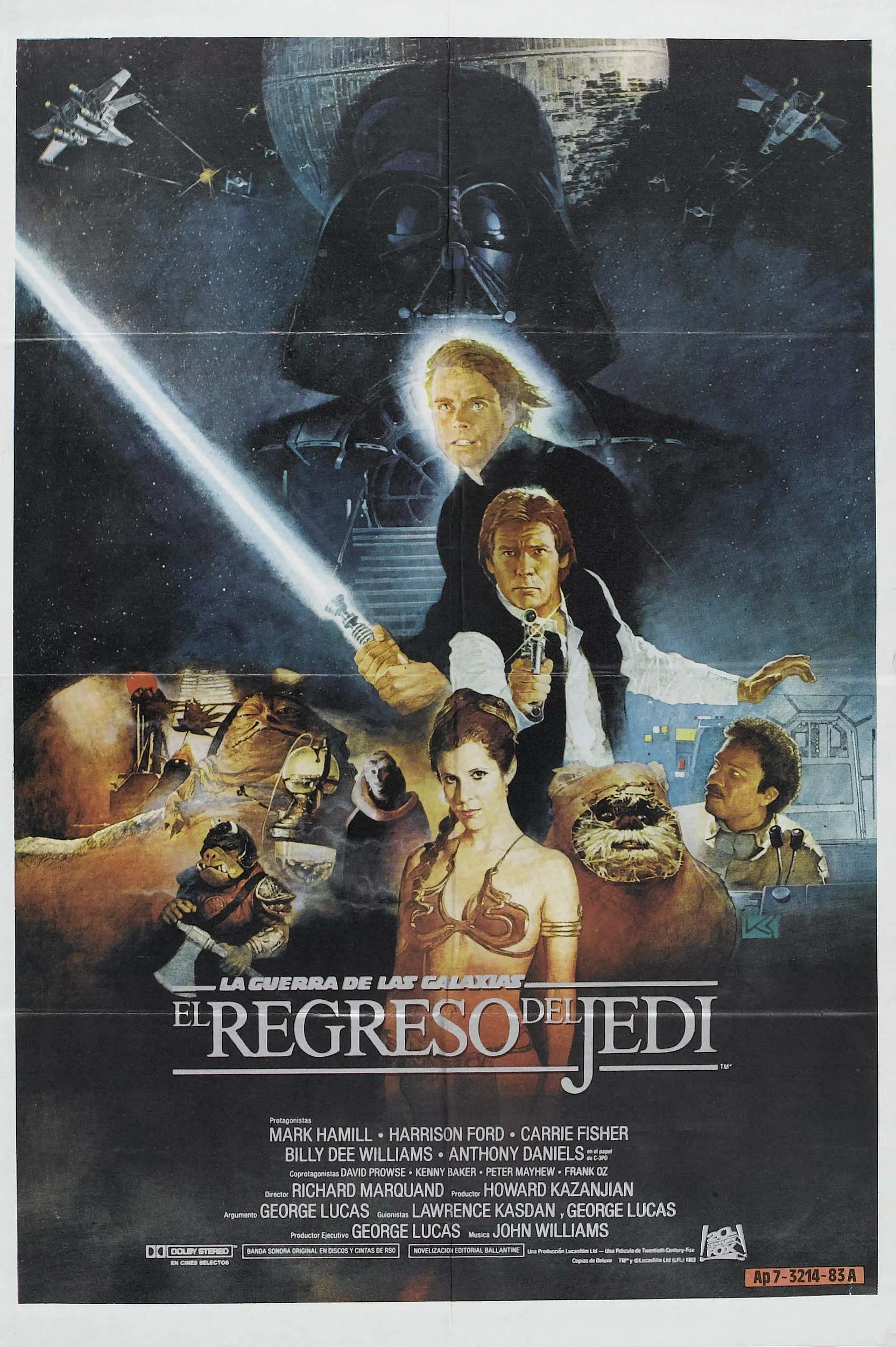 Смотреть Звёздные войны: Эпизод 6 — Возвращение Джедая / Star Wars: Episode VI - Return of the Jedi (1983) онлайн