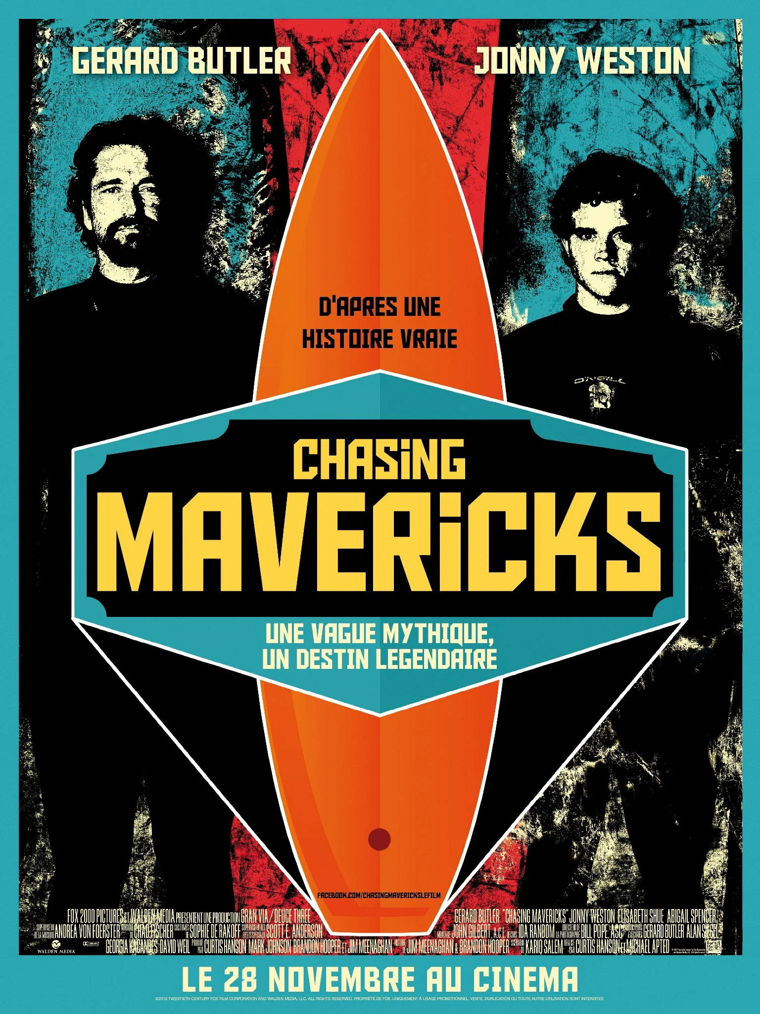 Смотреть Покорители волн / Chasing Mavericks (2012) онлайн