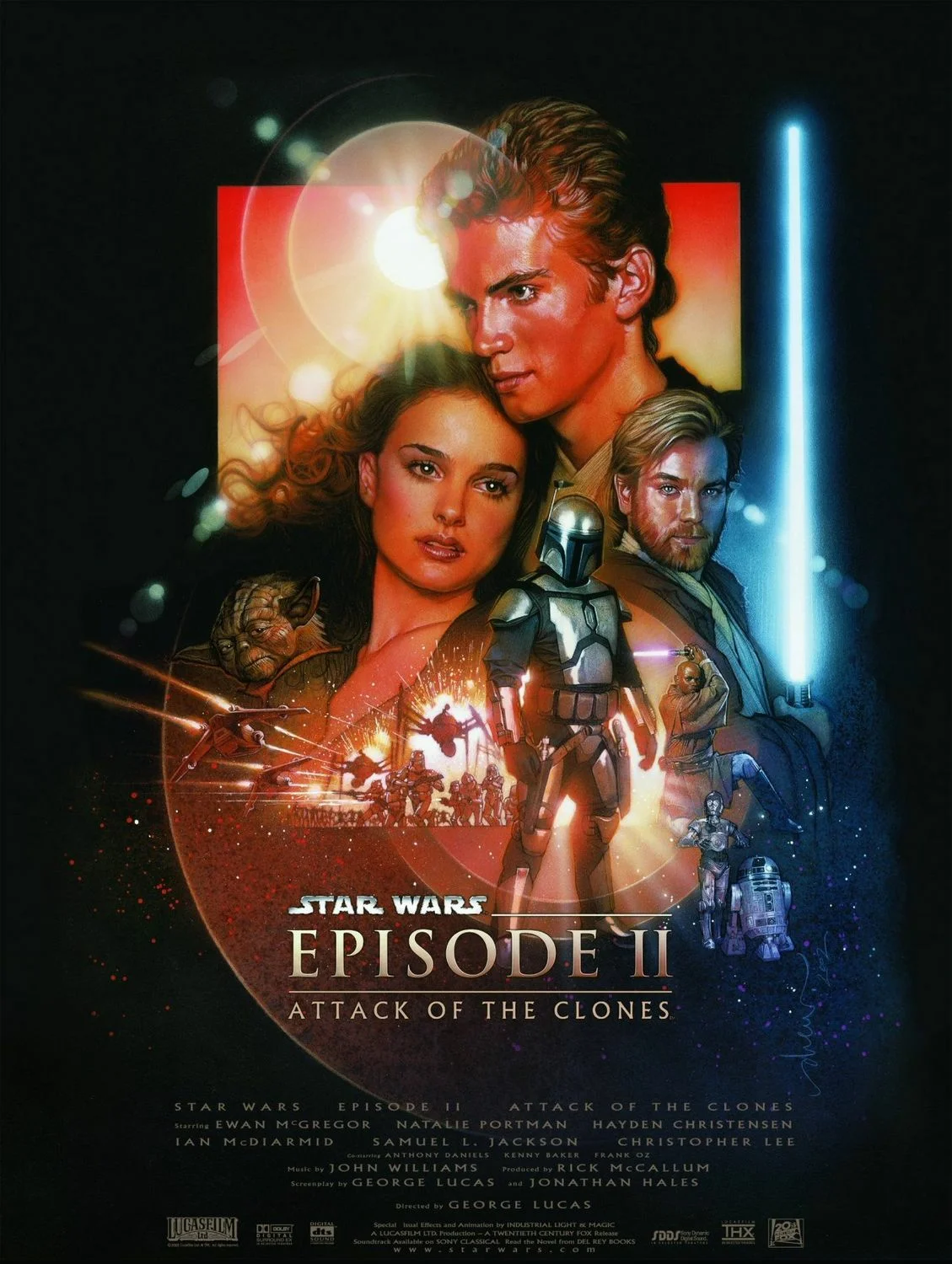 Смотреть Звёздные войны: Эпизод 2 — Атака клонов / Star Wars: Episode II - Attack of the Clones (2002) онлайн