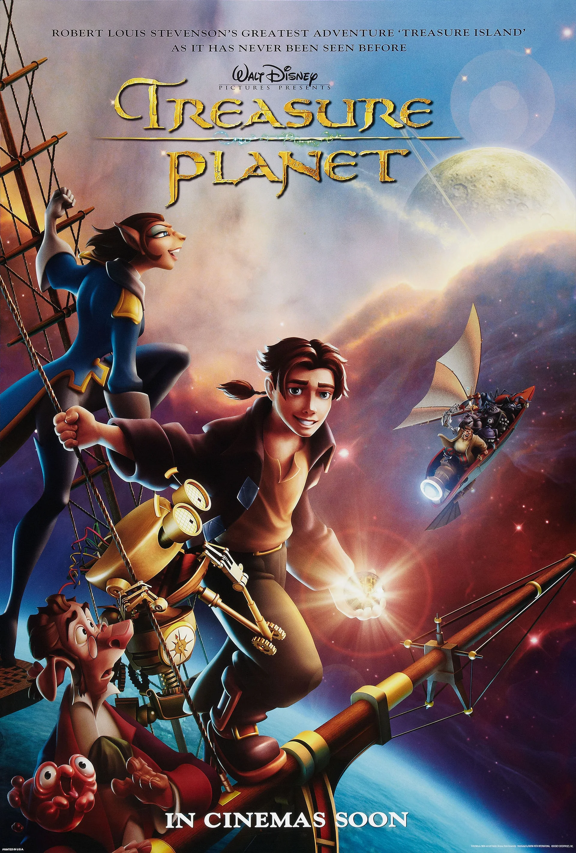 Смотреть Планета сокровищ / Treasure Planet (2002) онлайн