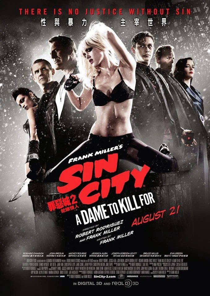 Смотреть Город грехов 2: Женщина, ради которой стоит убивать / Sin City: A Dame to Kill For (2014) онлайн