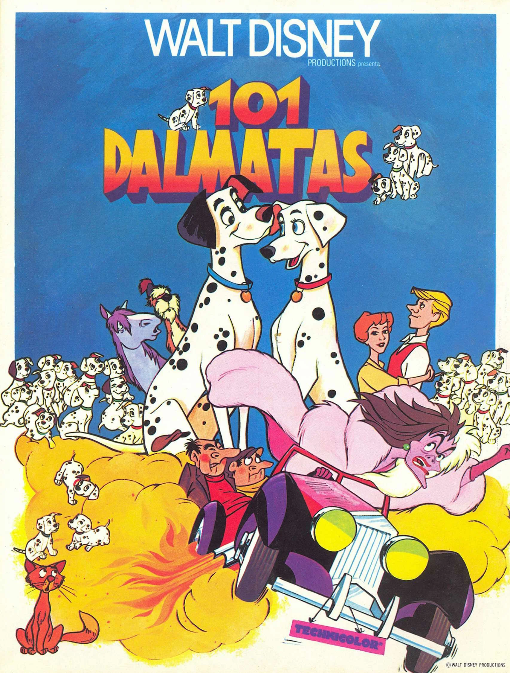 Смотреть 101 далматинец / One Hundred and One Dalmatians (1961) онлайн