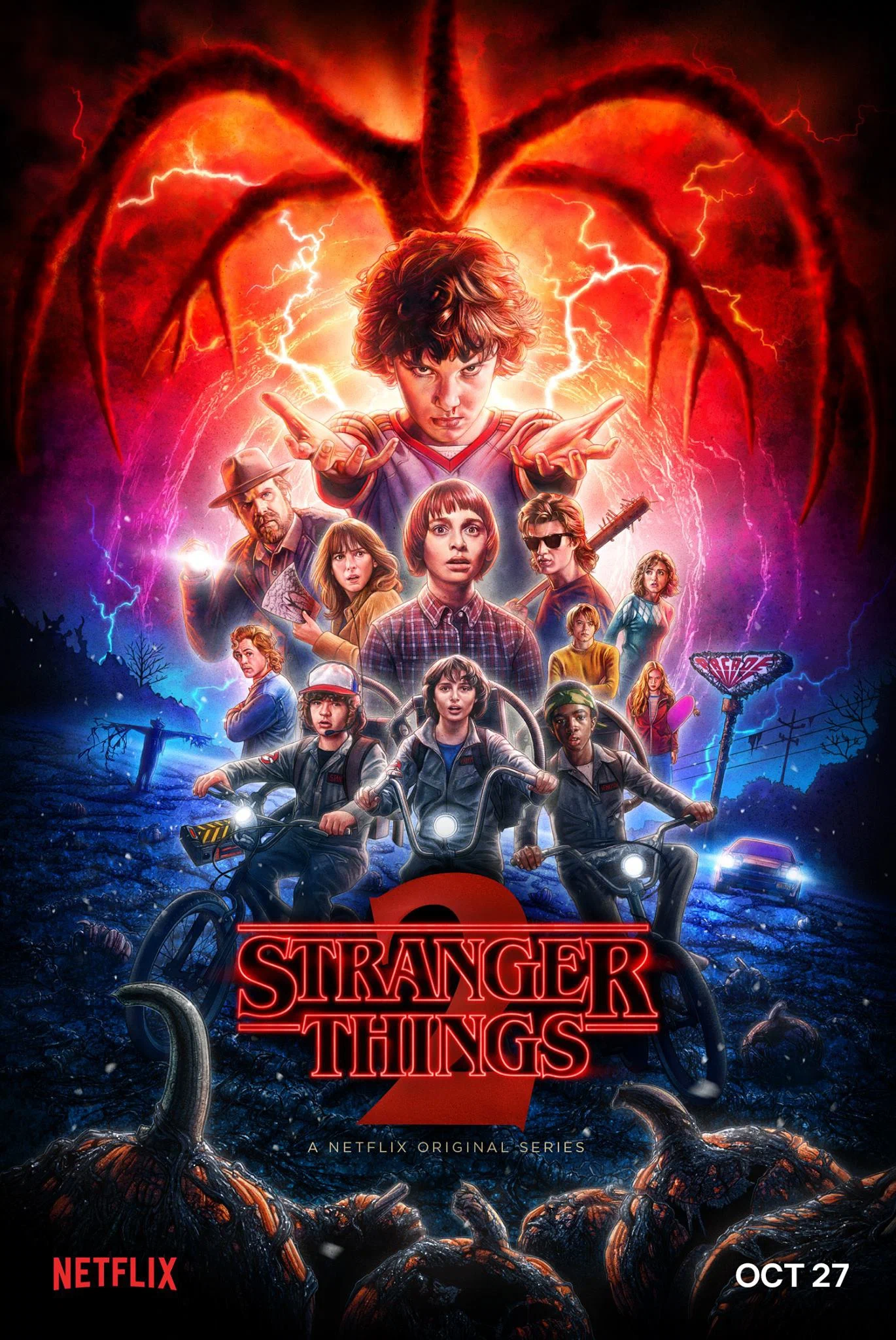 Смотреть Очень странные дела / Stranger Things сезон 2 (2016) онлайн