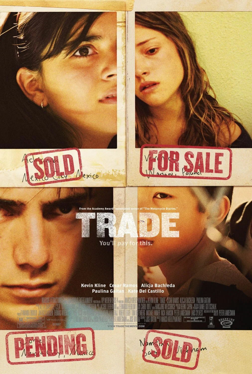 Смотреть Рабство / Trade (2007) онлайн