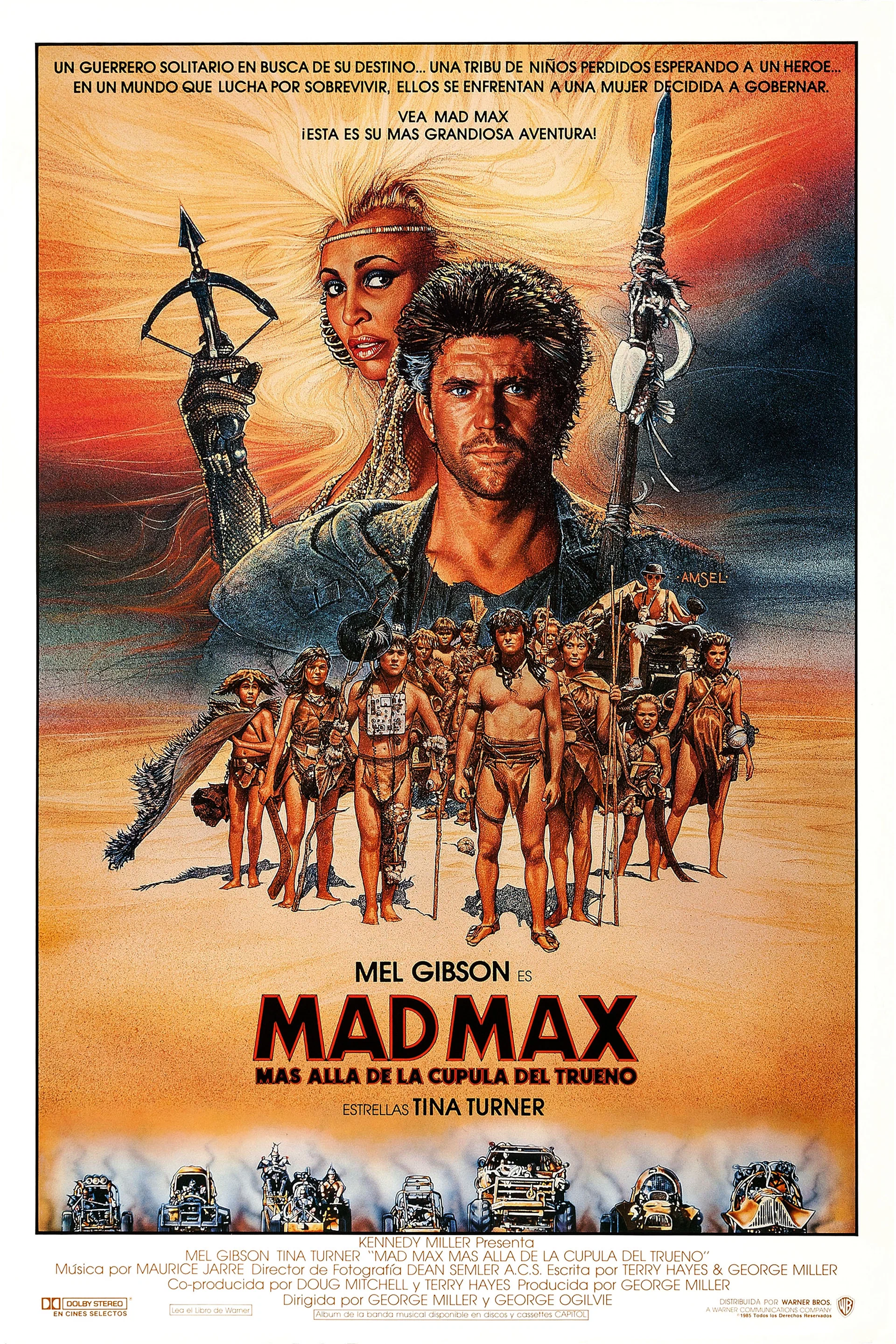 Смотреть Безумный Макс 3: Под куполом грома / Mad Max Beyond Thunderdome (1985) онлайн