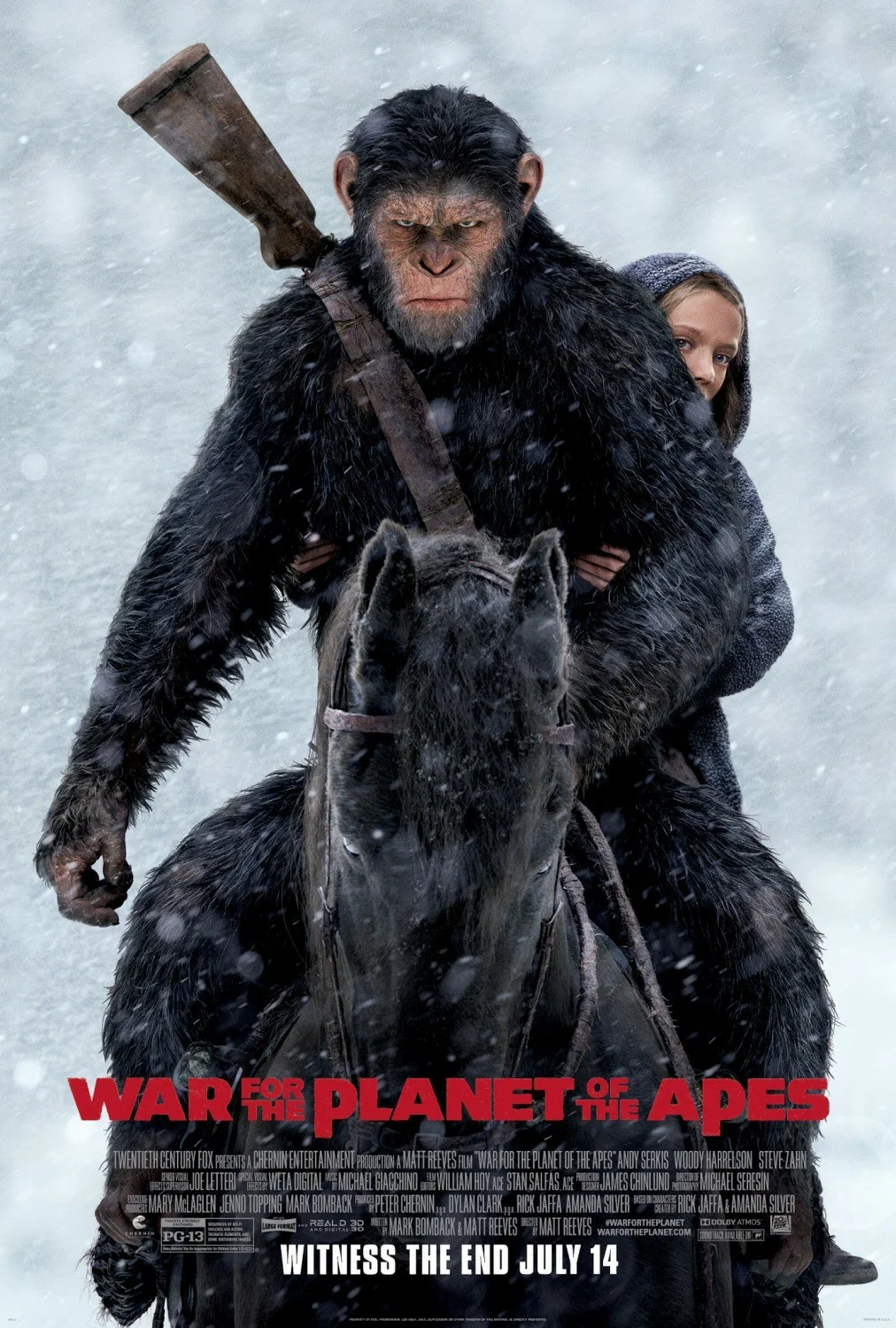 Смотреть Планета обезьян 3: Война / War for the Planet of the Apes (2017) онлайн