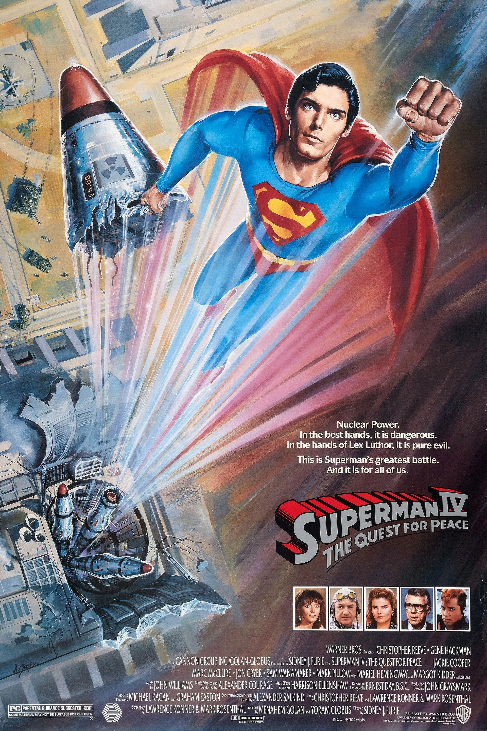 Смотреть Супермен 4: В поисках мира / Superman IV: The Quest for Peace (1987) онлайн