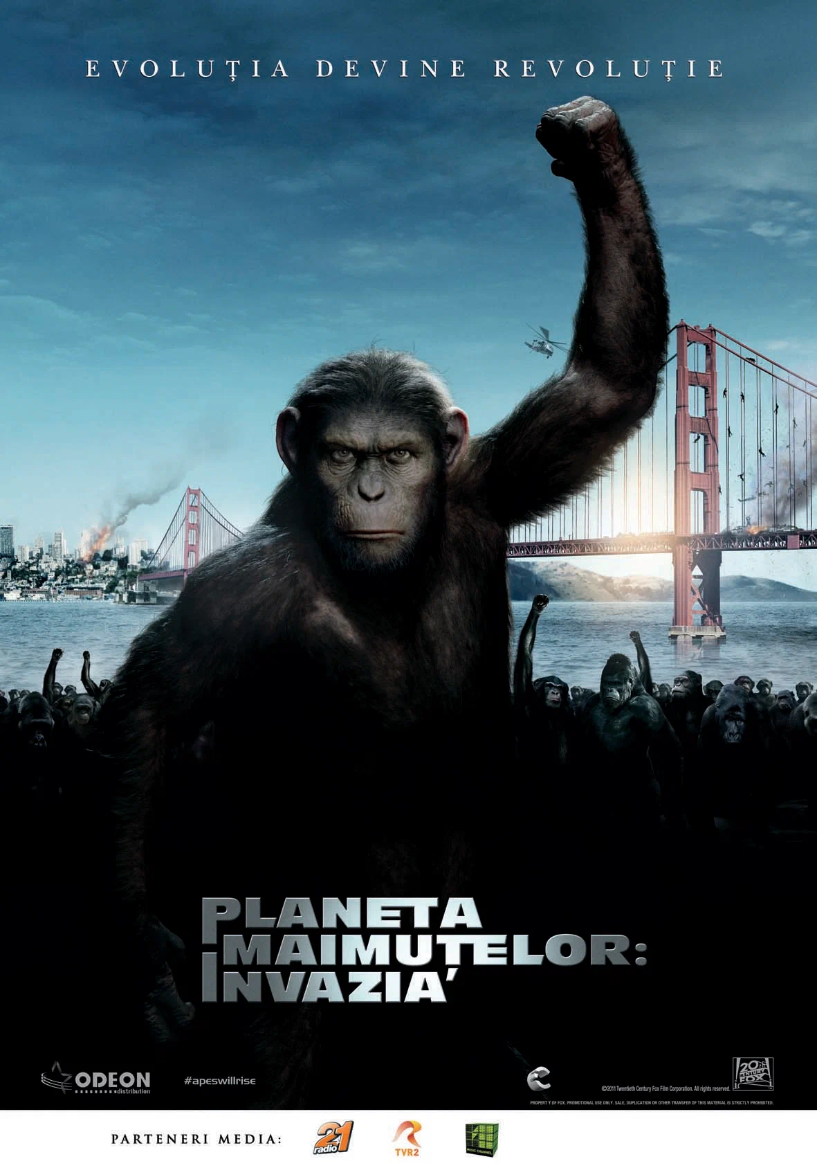 Смотреть Планета обезьян: Восстание / Rise of the Planet of the Apes (2011) онлайн