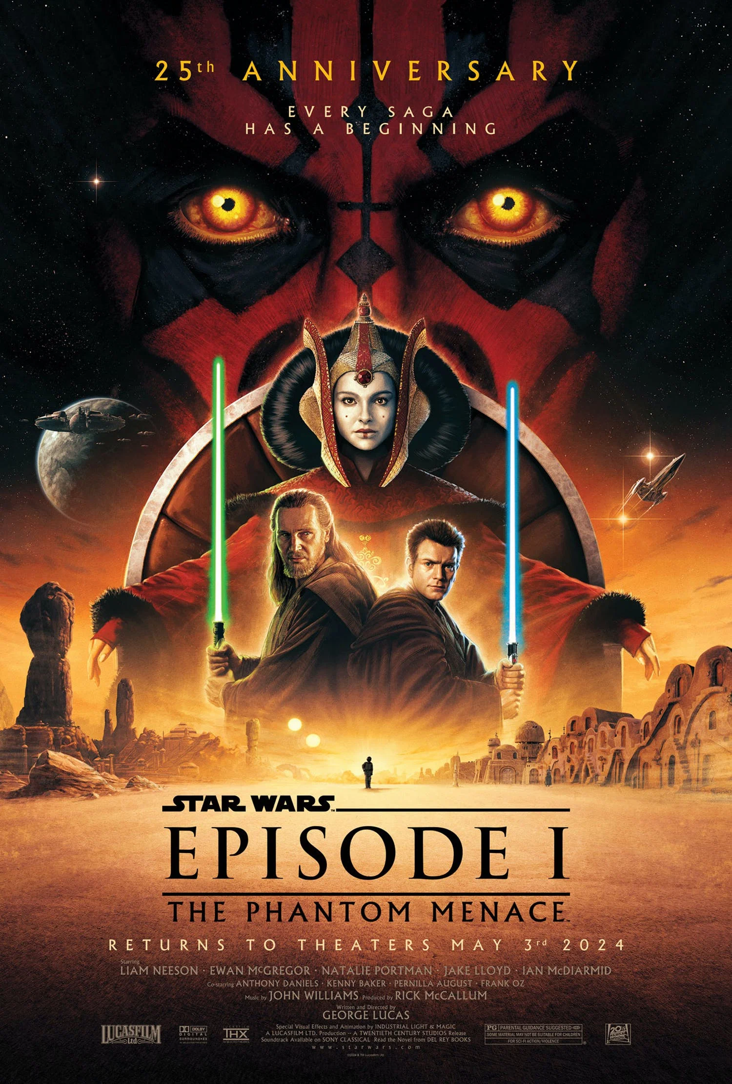 Смотреть Звёздные войны: Скрытая угроза / Star Wars: Episode I - The Phantom Menace (1999) онлайн